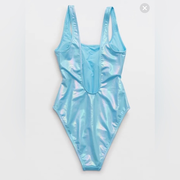NWOT - Aerie metallic babewatch one piece - XL - Picture 2 of 8